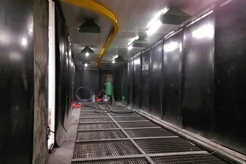 Cabina de sandblast