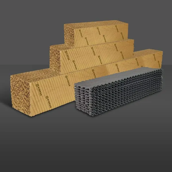 Paneles de filtro Celdek Airpak de distintos espesores para sistemas de aire lavado