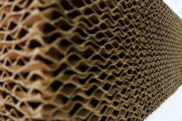Filtro Celdek Airpak visto de frente, con su estructura tipo panal para enfriamiento evaporativo